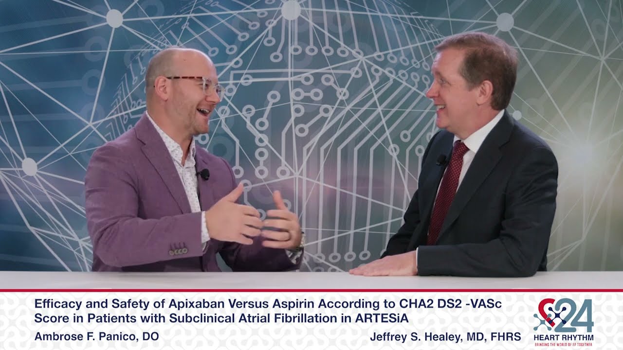 Heart Rhythm TV Update: CHA2 DS2 -VASc Score in Patients with Subclinical AFib in ARTESiA