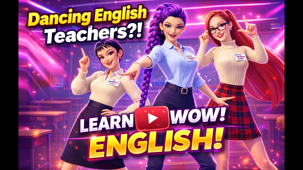 Dancing English Teachers?! 😍💜 Learn English the K-Pop Way! #viraleducation #learnenglish  #kpopstyle