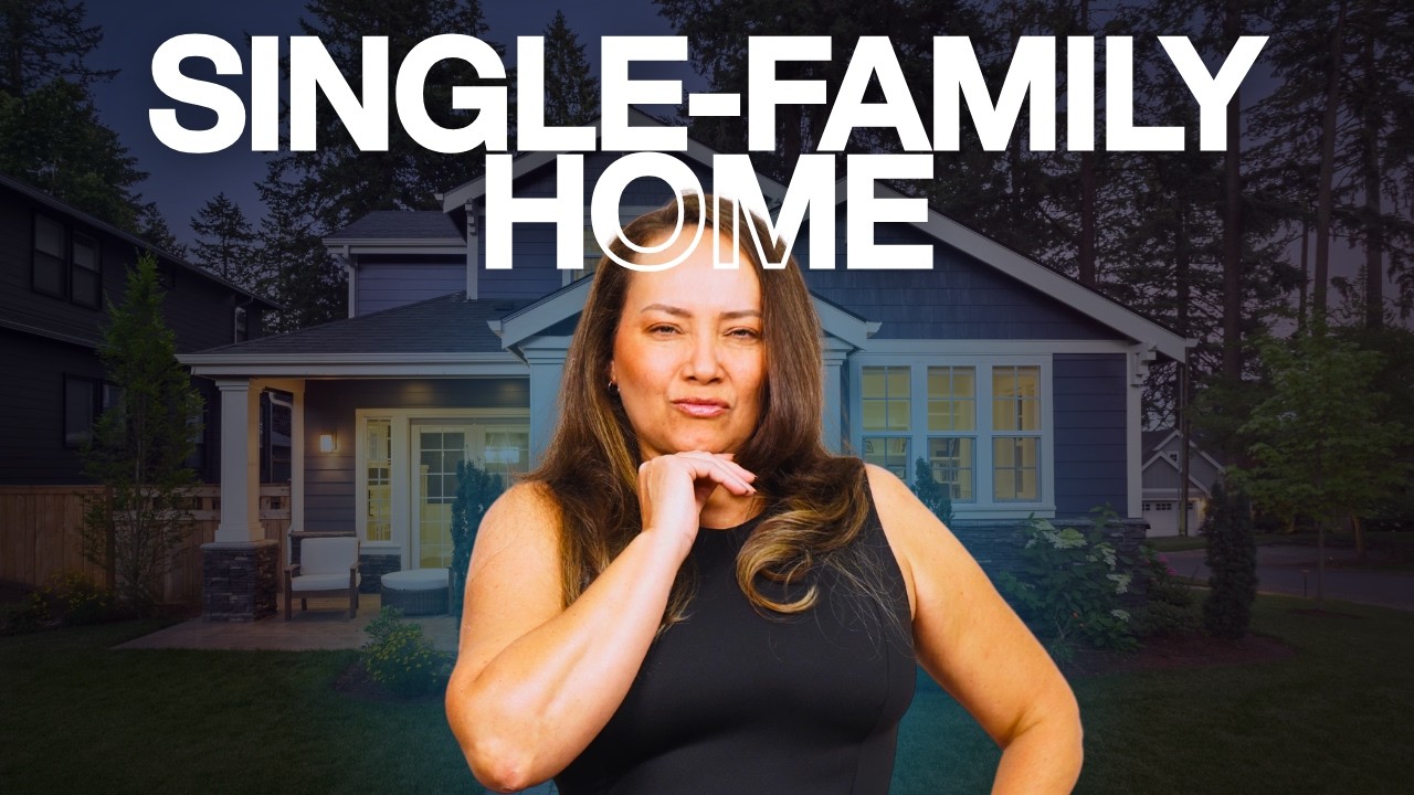 ¿Qué es una SINGLE-FAMILY HOME? 🏡 | La casa unifamiliar en EE. UU. explicada