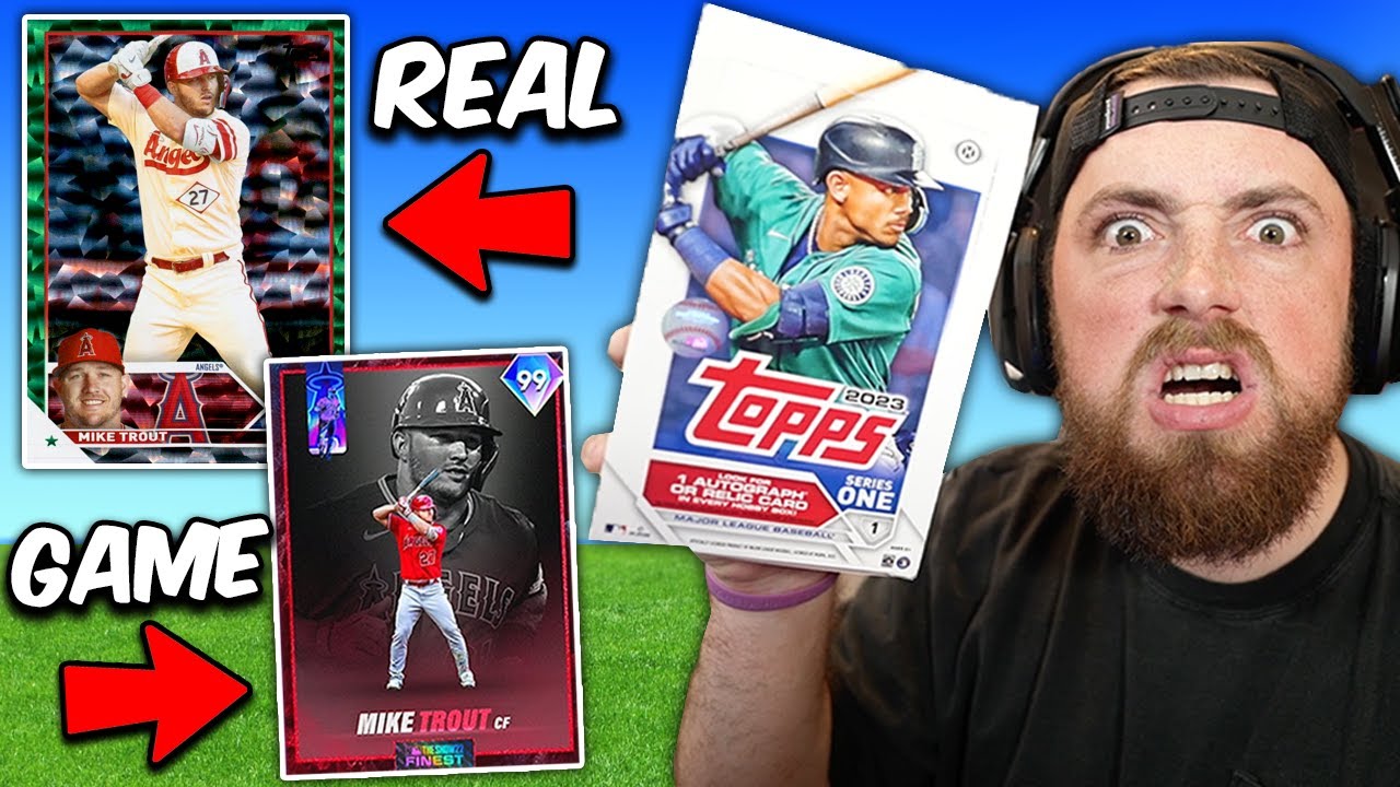 Real Life Baseball Pack Opening Builds My Team!