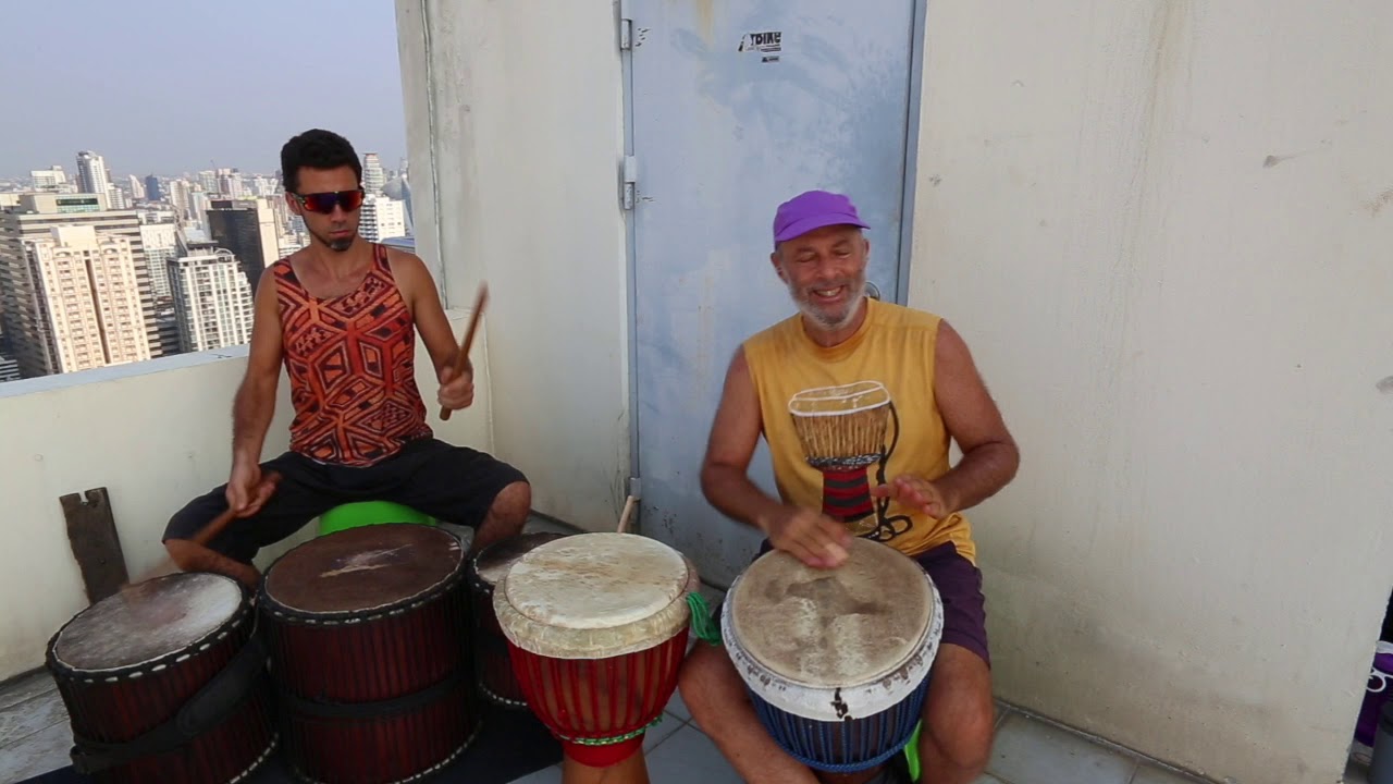 Djansa *(AKA Diansa, Danza) Mali Djembe Ryhms Bangkok 2018' Roof