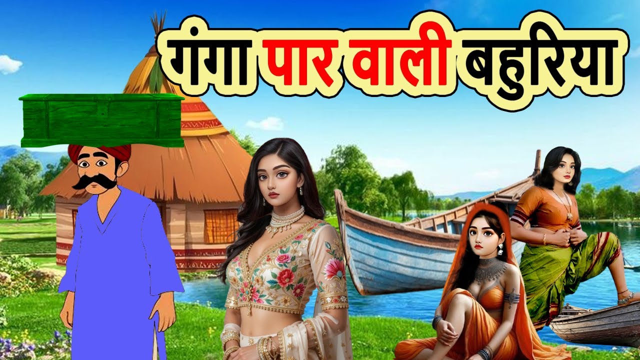 गंगा पार वाली बहुरिया | cartoon story | hindi kahani | moral story | bedtime story | mann k voice