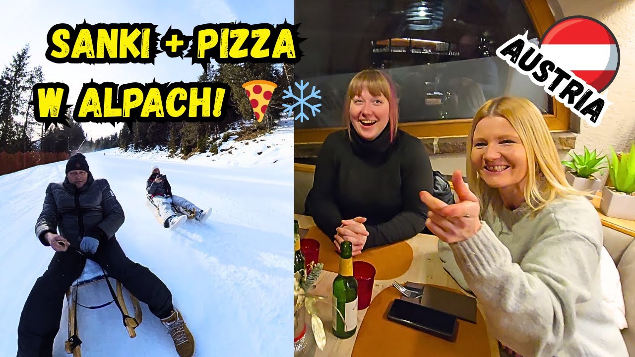 Sanki w Alpach, spacer i najlepsza pizza w Maurach 🍕❄️ | La Vita è Bella!