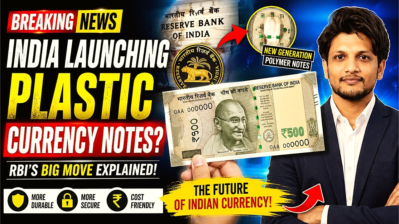 India's New Plastic Currency Notes? RBI's Big Plan Explained!RBI's Biggest Currency Change In Years?