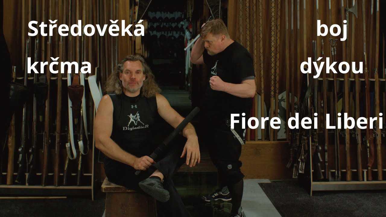 Sebeobrana ve středověké krčmě, dýka vs obuch, Fiore dei Liberi