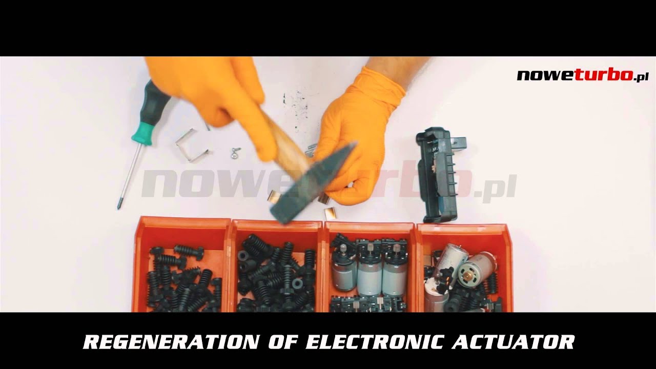 How to repair garrett electronic hella actuator