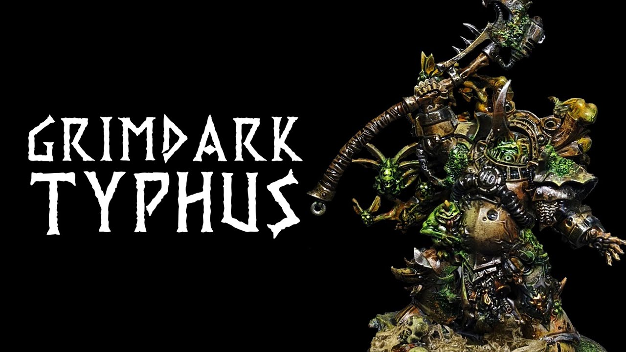 Painting a Grimdark Typhus of the Death Guard!
