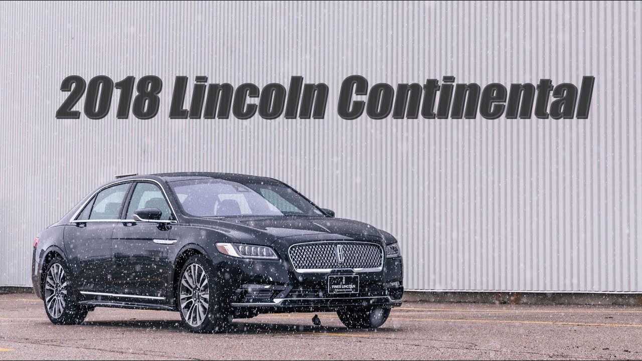 2018 Lincoln Continental HOLY LUXURY UNDER 100K
