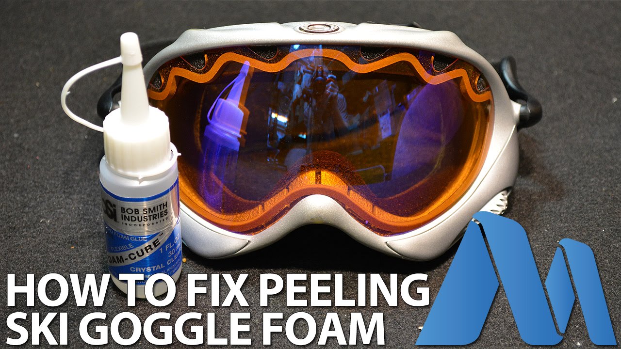 How to Fix / Repair Peeling Foam from Ski Goggles