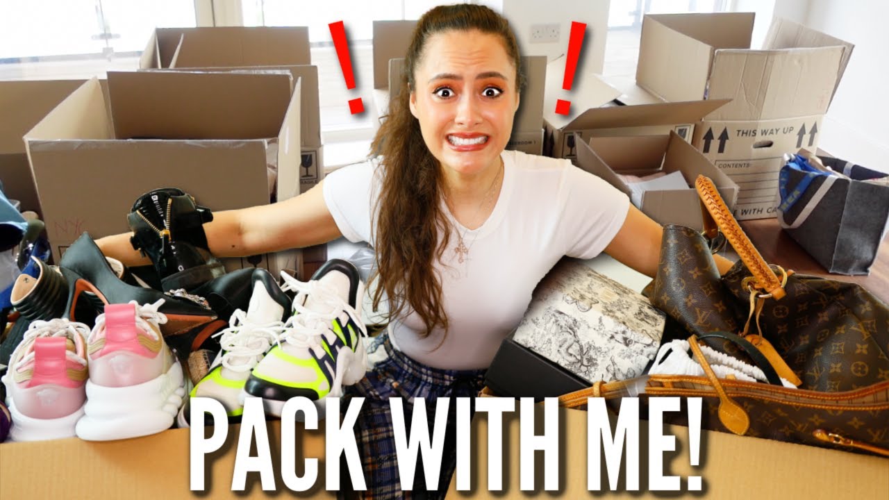 Pack With Me to Move from London to NYC | Moving Vlog 2022 *THE STRESS*