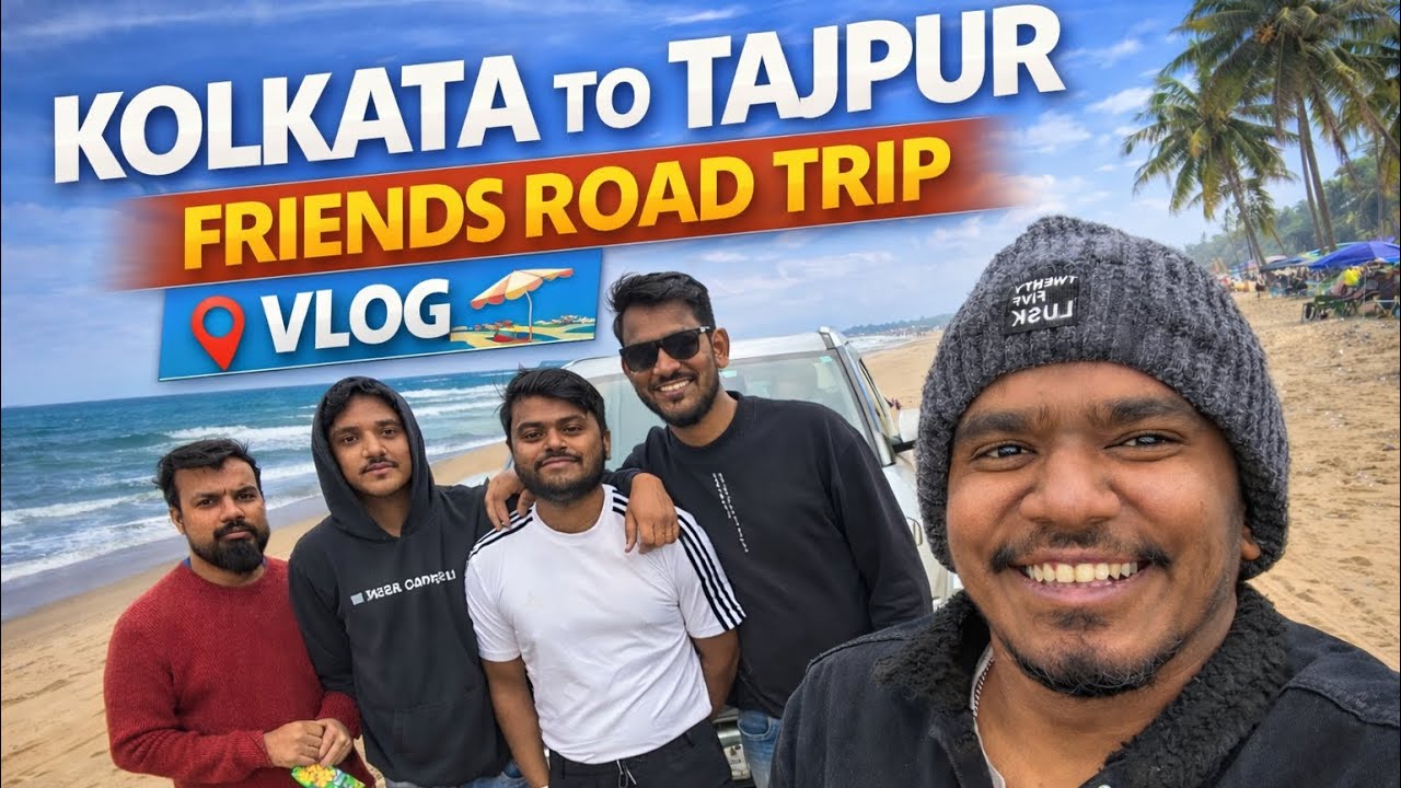 .	“Suddenly Kolkata to Tajpur 🚗 | First Time Travel Vlog 🌊”
