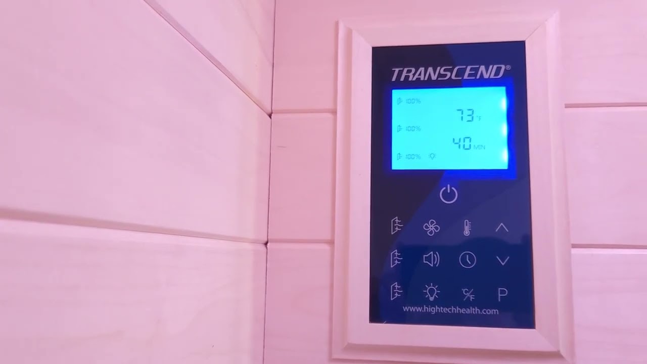 How to operate the Transcend® Foundation Sauna Keypad