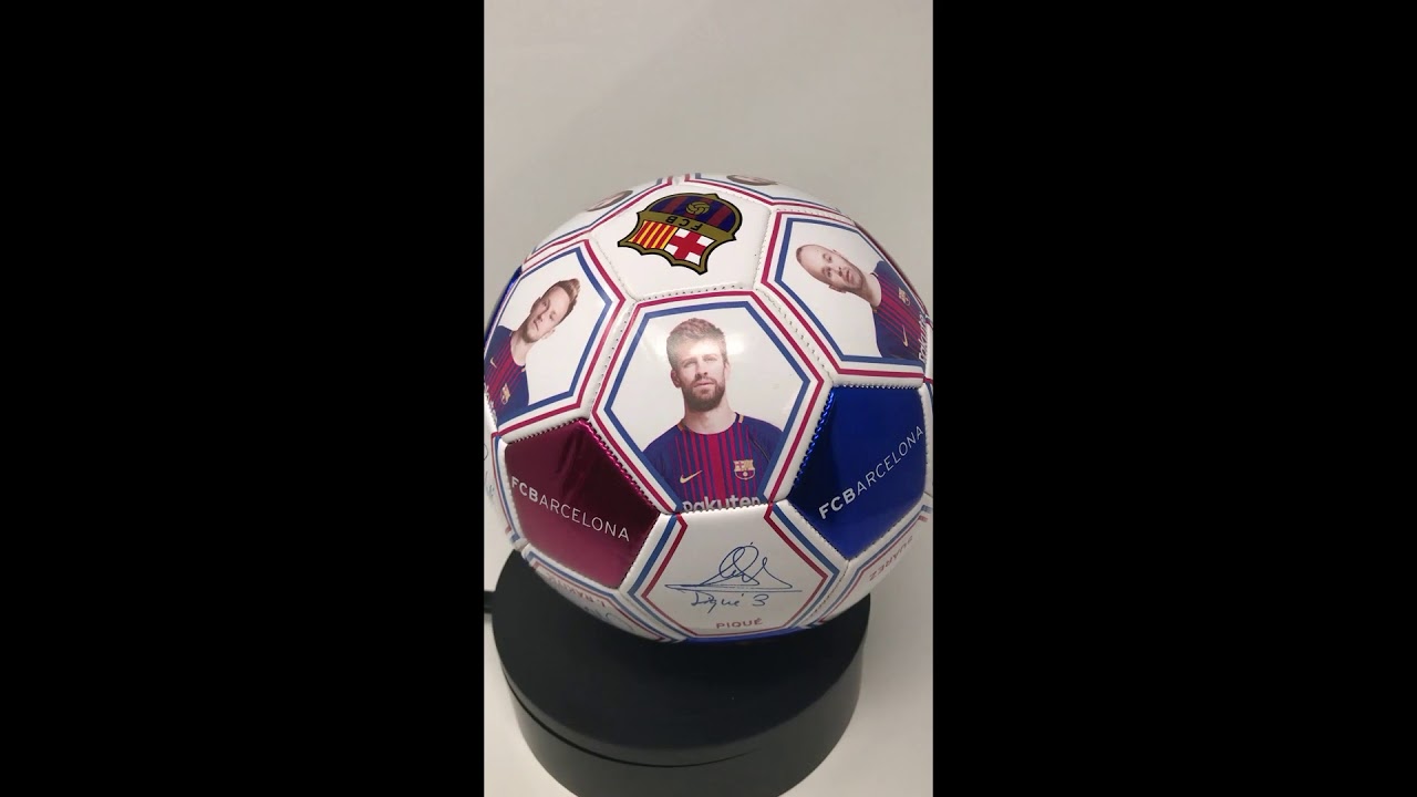 E Deals Shop - Barcelona F.C. Photo Signature Size 5 Football