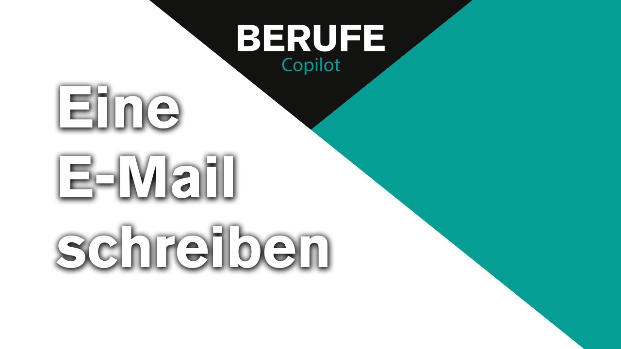 Eine E-Mail schreiben. Wie geht das?