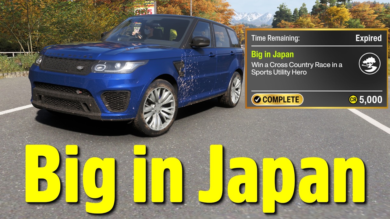 Forza Horizon 6 Big In Japan Daily Challenge Guide | Series 1 Week 2 Autumn