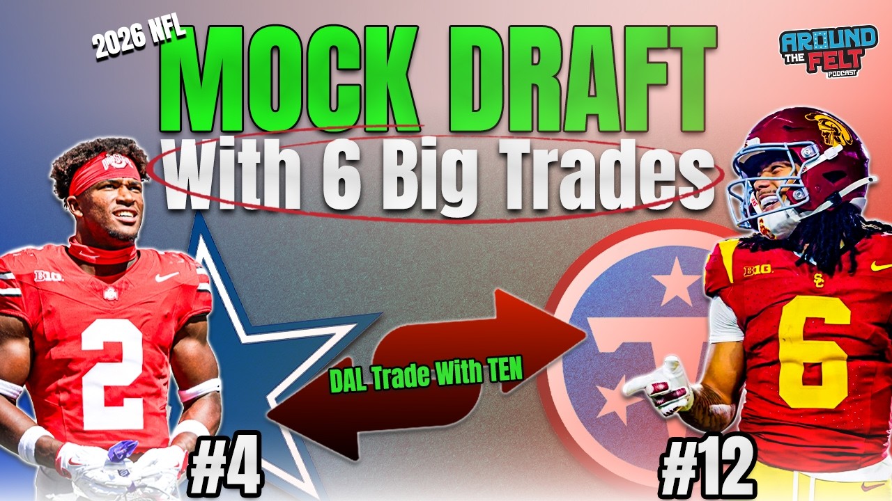 Mock Draft 6.0: SIX Trades in Round 1 (Absolute Chaos)