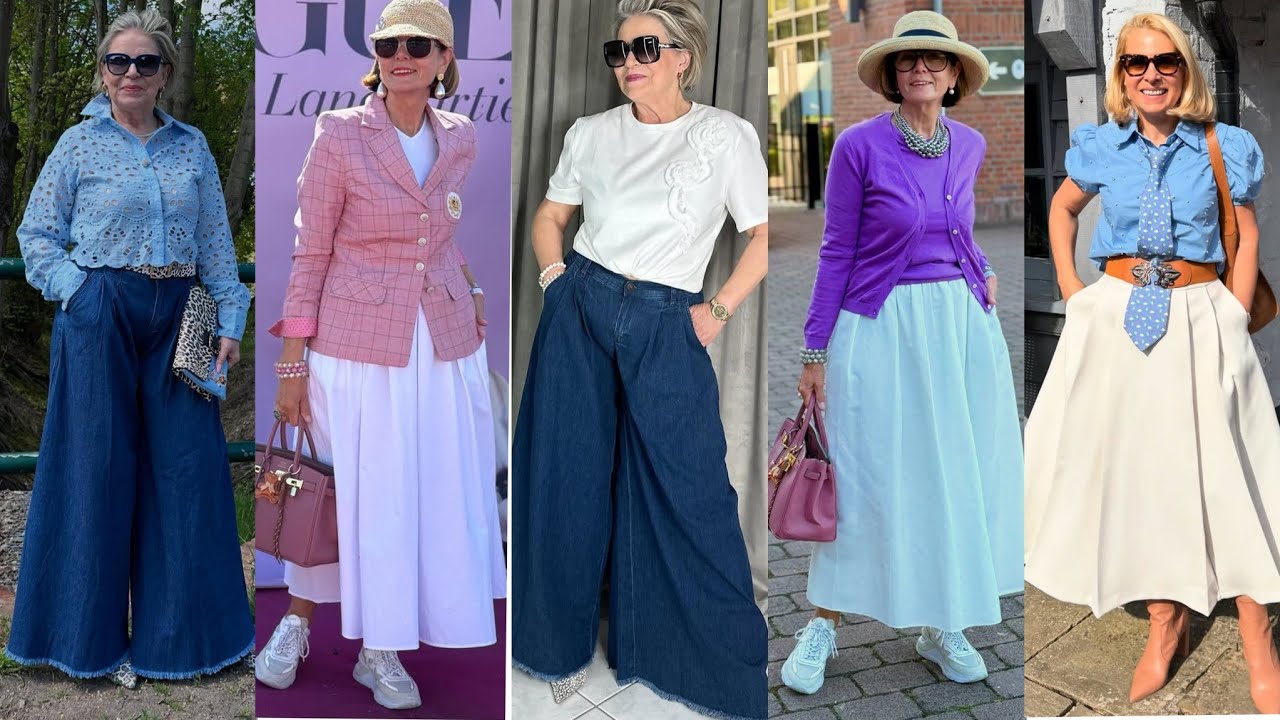Comfortable Timeless Looks for All Elegant Ladies Over 40, 50-60-70