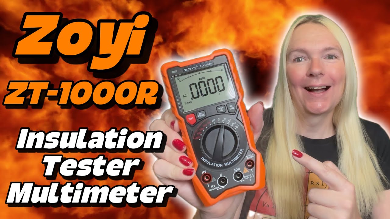 Zoyi ZT-1000R Insulation Tester Multimeter - Full Test & Review!