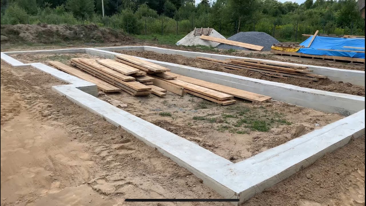 1.Дім з газобетону.Фундамент нового будинку