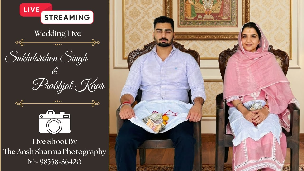 Sukhdarshan Singh Weds Prabhjot Kaur // Live By:- The Ansh Sharma Photography M:- 98558-86420