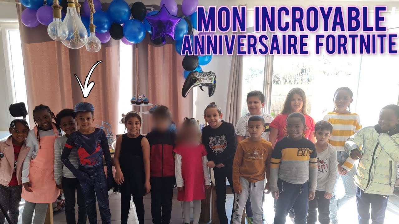 #anniversaire #fortnite MON INCROYABLE ANNIVERSAIRE  FORTNITE 🎂