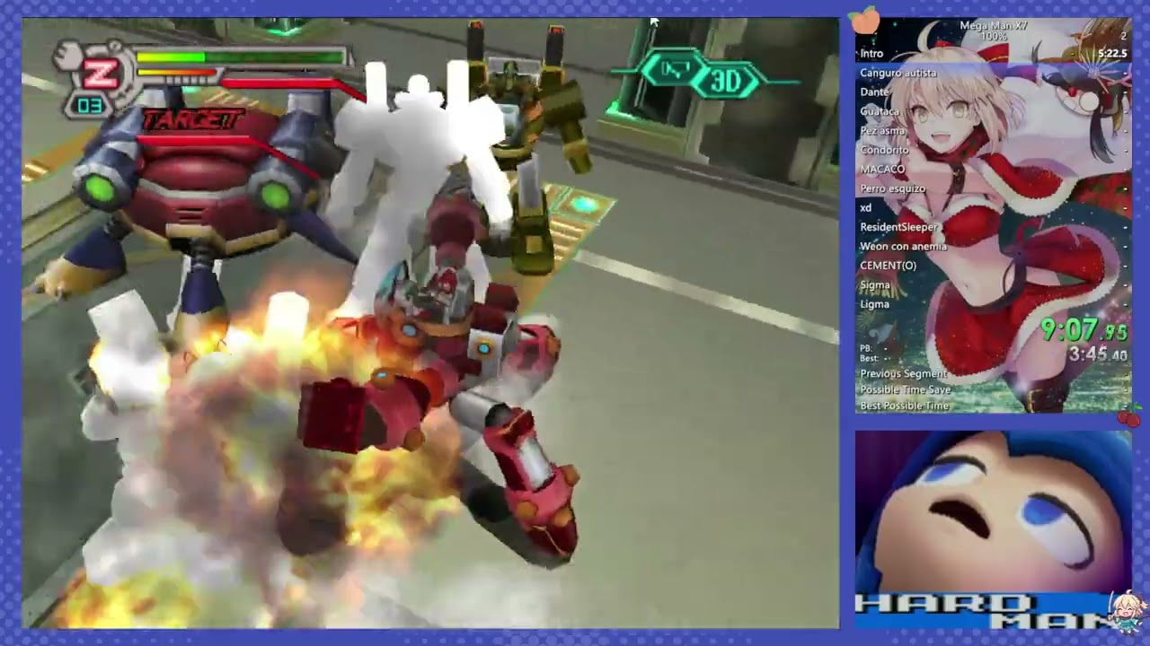 Mega Man X7 100% Speedrun in 1:09:21 (WR)