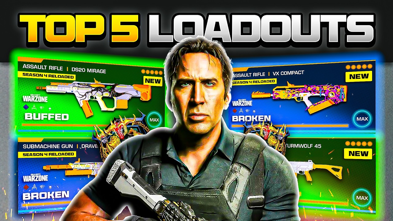 the TOP 5 *BROKEN* META Loadouts in Warzone After the NEW UPDATE! (Warzone BEST Builds)