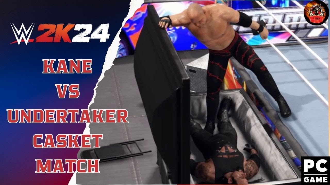 $ KANE VS UNDERTAKER $ CASKET MATCH #WWE2K24 #zuragames