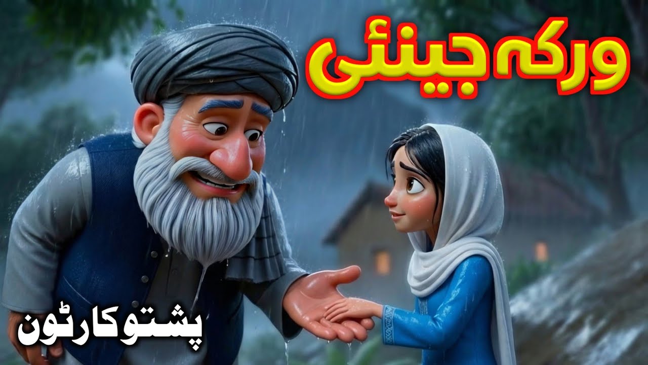 The Lost Girl and the Helping Hand | ورکہ جینئ او دا چہ مدد | Pashto Sabaq Amoz kahani 