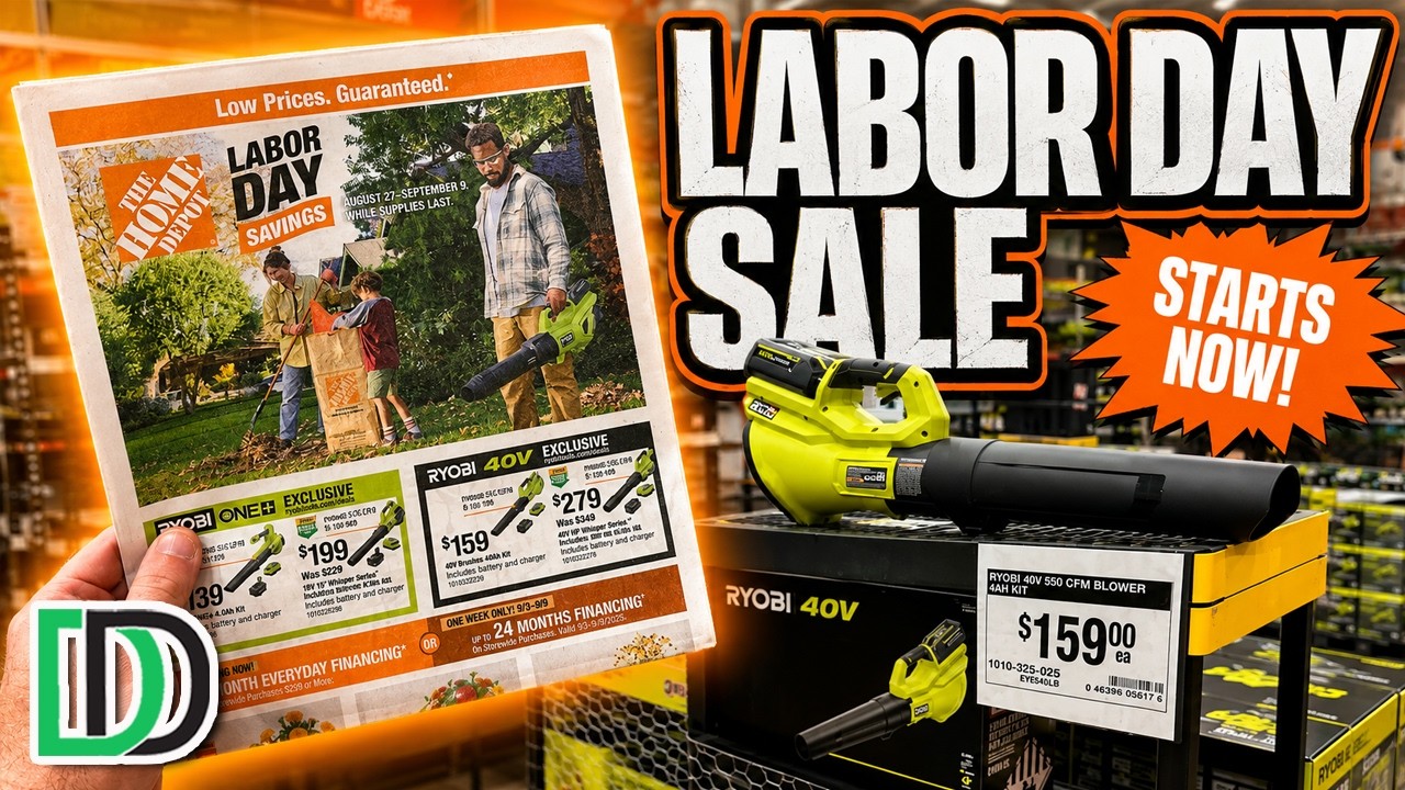 Распродажа в честь Дня труда в The Home Depot началась СЕЙЧАС! Лучшие предложения к покупке