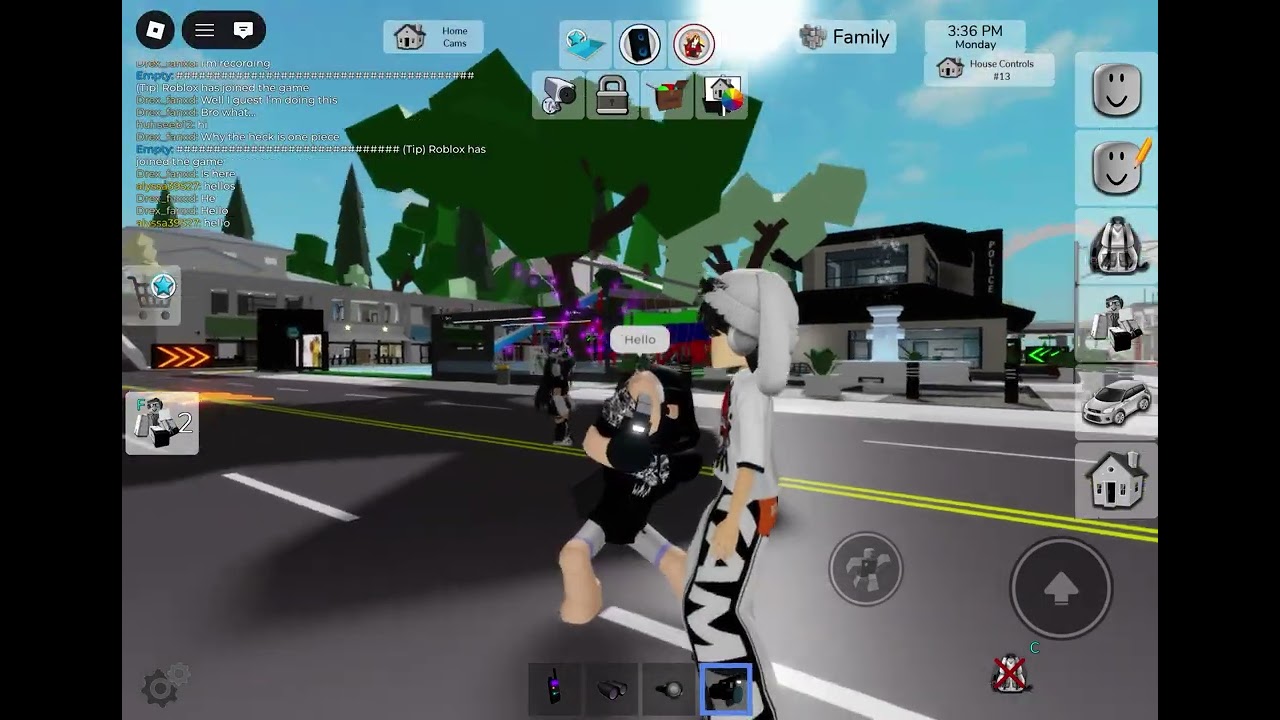 Found a hacked server in Brookhaven after my friend told me to race in Brookhaven