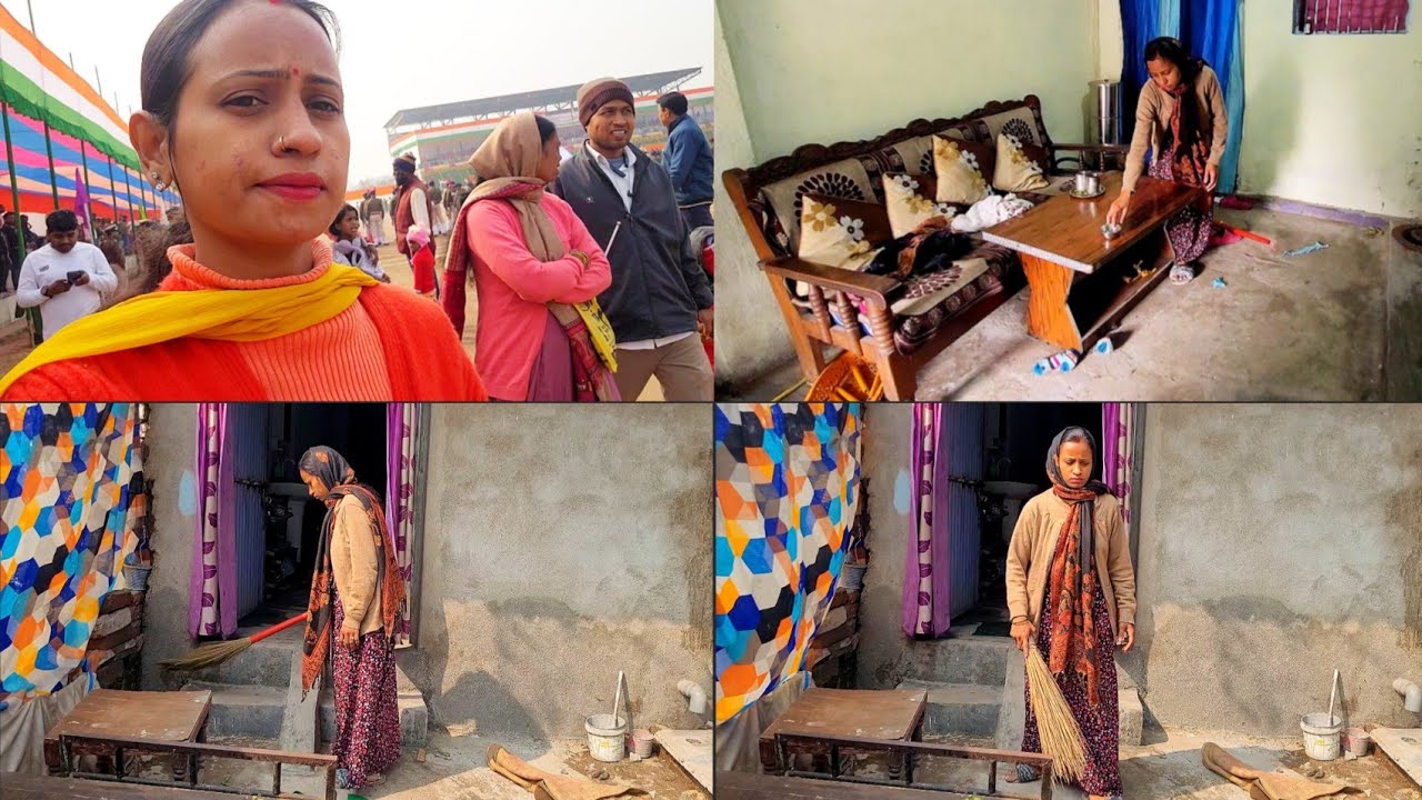 😌घर के बाहर का सारा काम Panding रह गया🙏अब क्या करूं😊सारे काम निपटा के देखिये मैं कहाँ पहुँच गई  