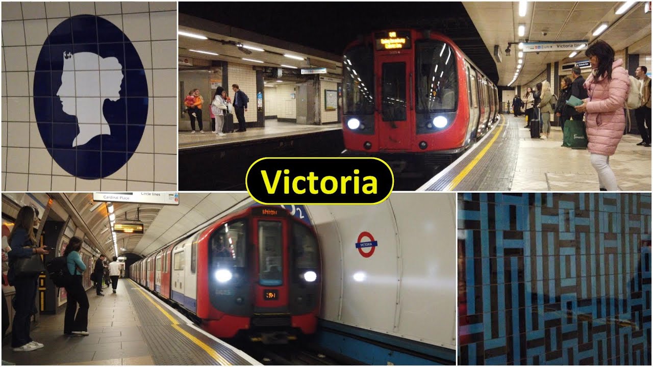 Tube Station Victoria - London 🇬🇧 - Walkthrough 🚶