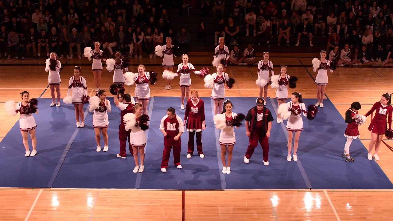 MIHS Cheer Spring Sports Assembly 2018