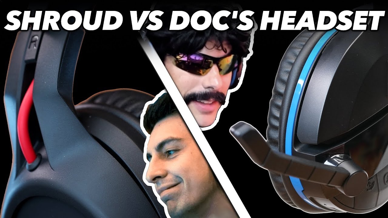 Shroud's Headset Vs. Dr DisRespect's Headset: We Try Gaming Headsets Used By Pro Gamers in Fortnite