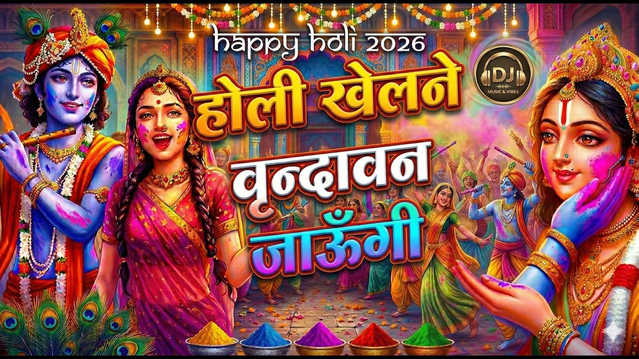 🔴 LIVE |  HOLI SONG 🌸 2026 Holi 🌸Khelne Vrindavan Jaungi LIVE 🌸 | Radha Krishna Holi Bhajan 2026