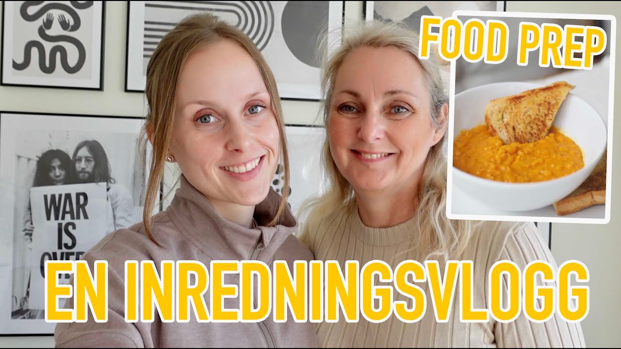 VLOGG | Så kul med ny inredning!! Perfekt matlådemat - Food prep