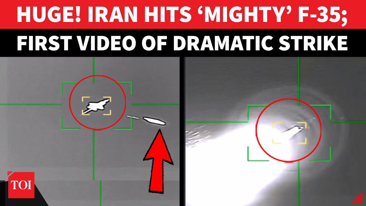 First Video: US F-35 HIT In Iranian Attack; Dramatic Strike Caught On Cam | 'Humiliation' For Trump