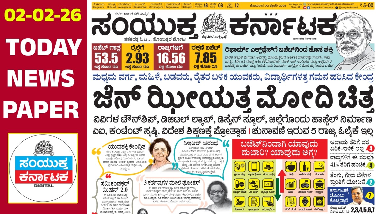 Siddaramaiah SLAMS Modi-Sitharaman Budget 2026 | Karnataka Gets Khali Chombu | National  Global News