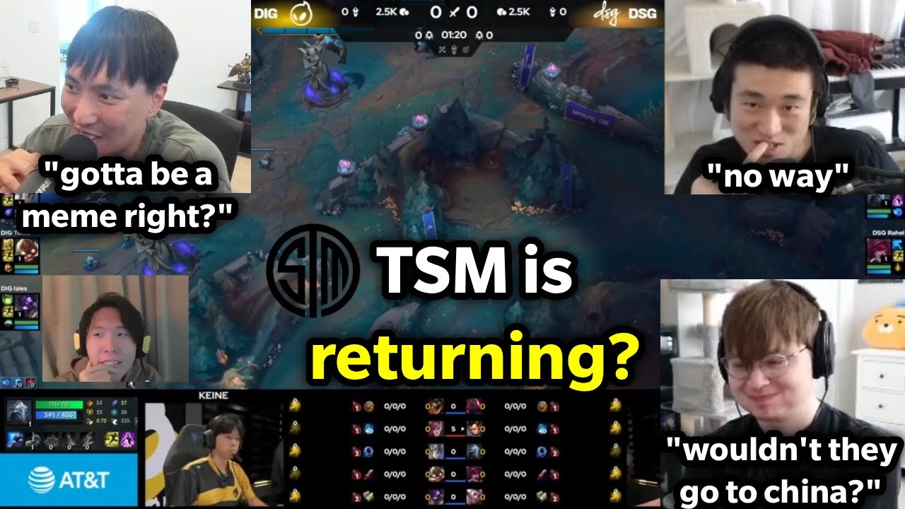 Doublelift, Sneaky & Pobelter React to Toast Leaking TSM Returning to the LCS (LTA)