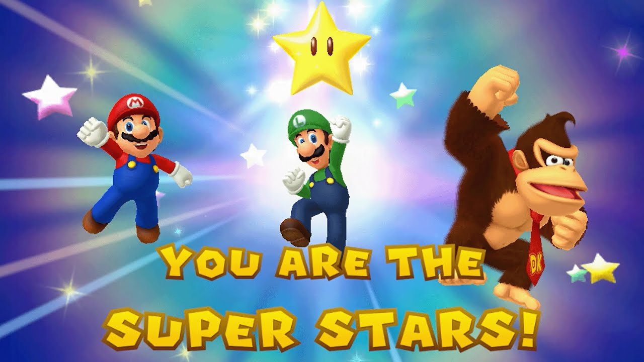 Mario Party 10 - Mario vs Luigi vs Yoshi vs Donkey Kong - Haunted Trail