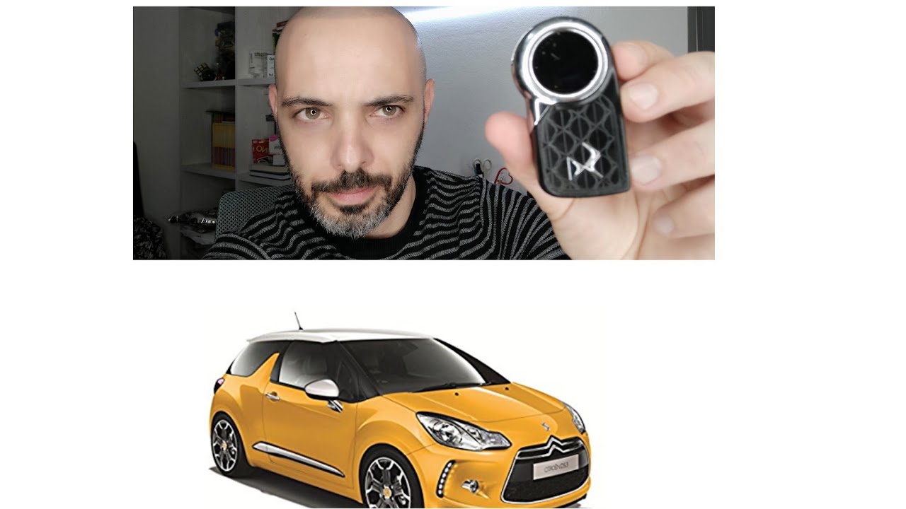 Citroen - DS3 - Come sostituire la pila del telecomando della DS 3 Citroen