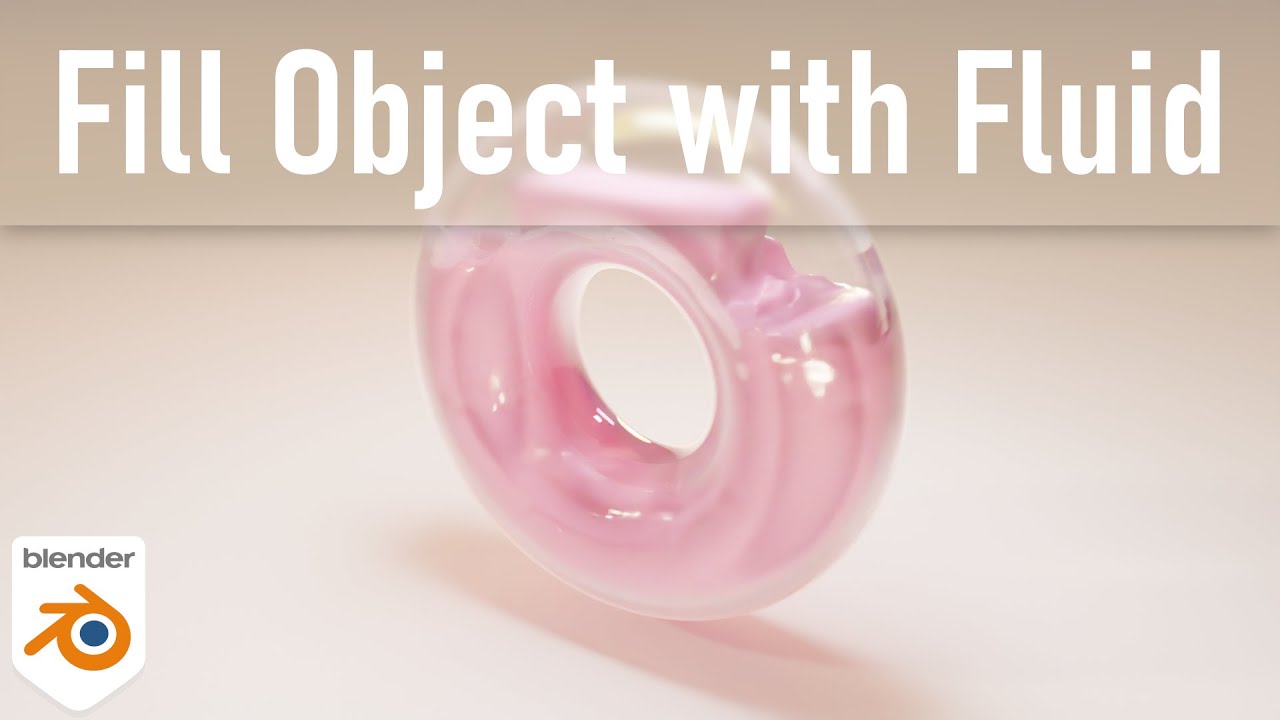 Fill any Object with Fluid in Blender [Mantaflow] | English