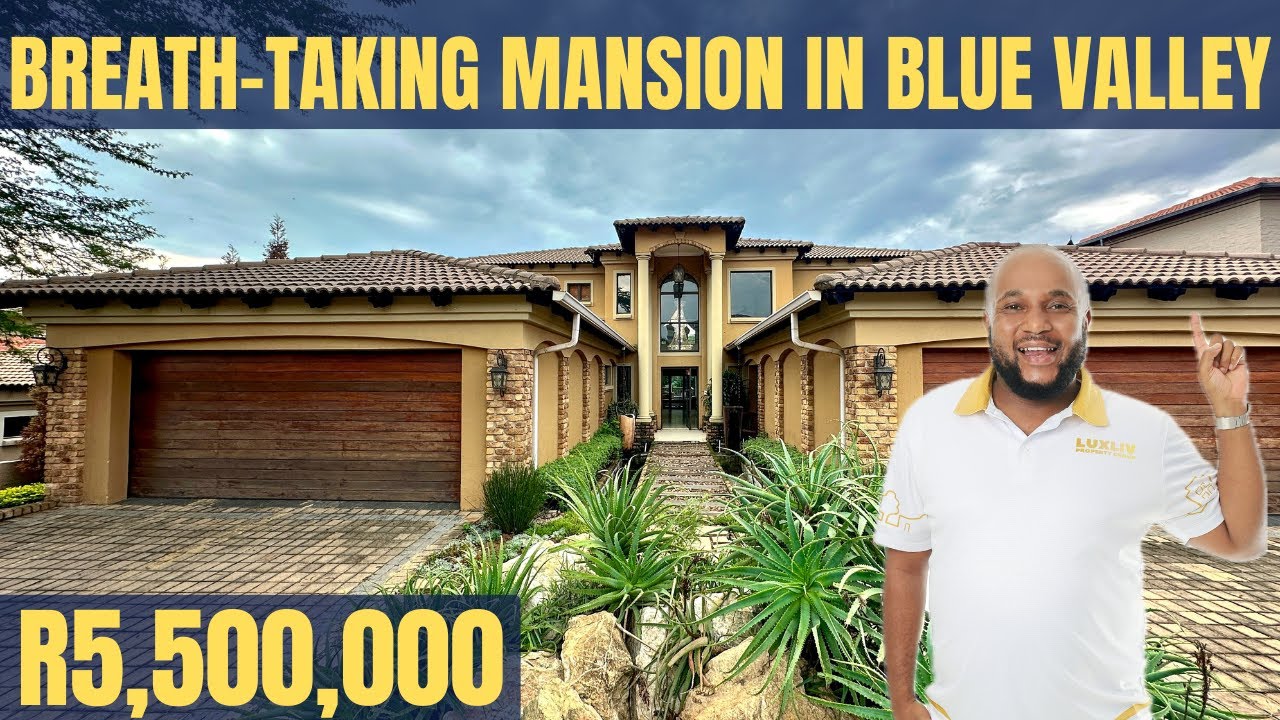 R5,500,000 5 Bedroom House for Sale | Golf Estate Mansion | Luxury Mansion South Africa
