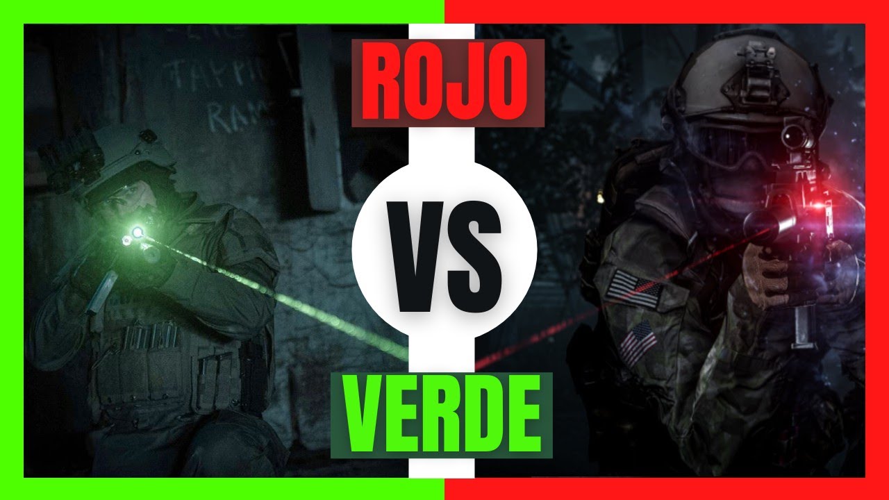 Láser VERDE🟢 vs ROJO🔴 ¿Cuál es mejor? - ¿Qué peligros tienen?⚠️