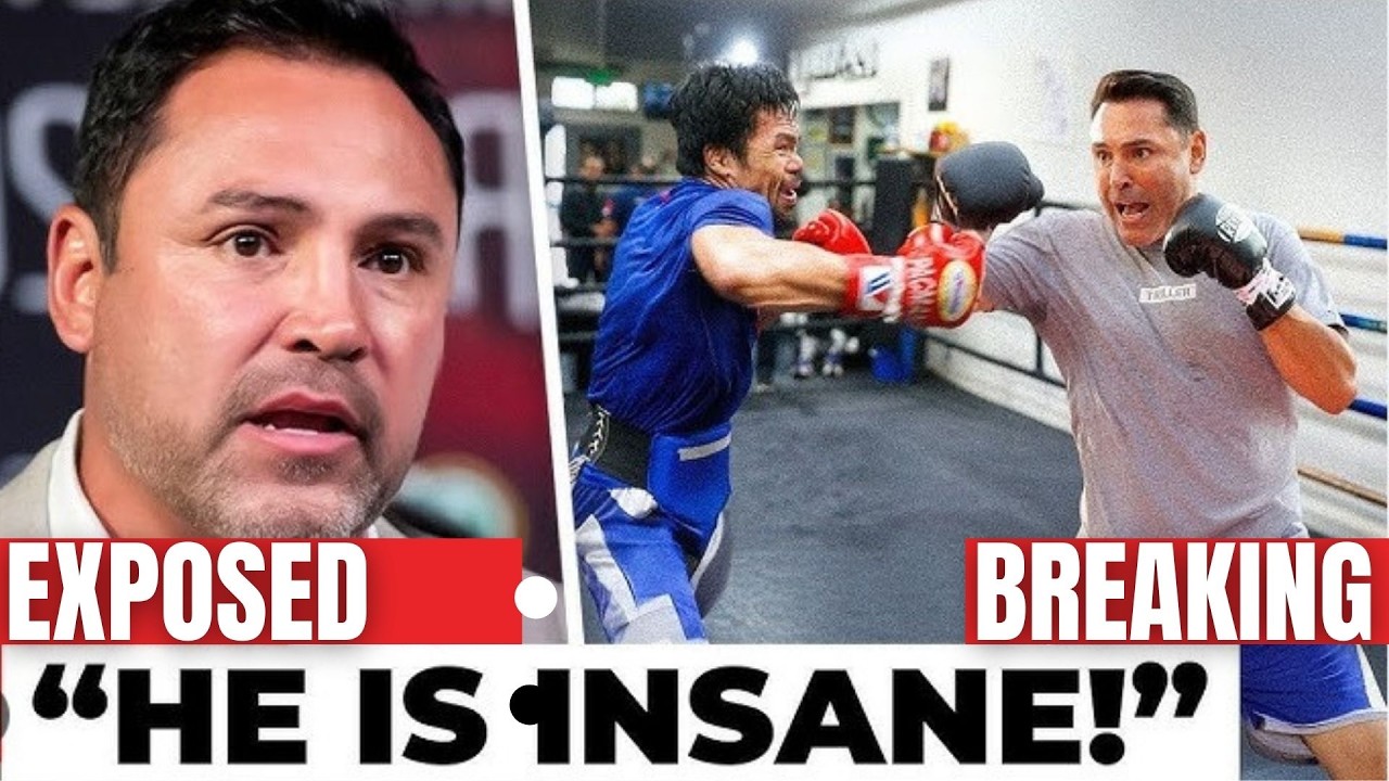 INSIDE CAMP: Manny Pacquiao Gets Advice From Oscar De La Hoya Before Floyd Mayweather Clash