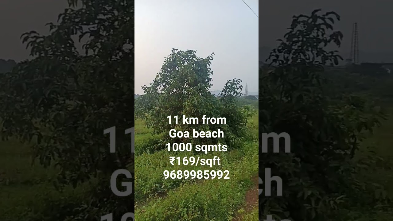 Plot at Goa, 11 km from beach, just ₹169/sqft. #Properties #Reva Realtors #Goa #Sale #Residential