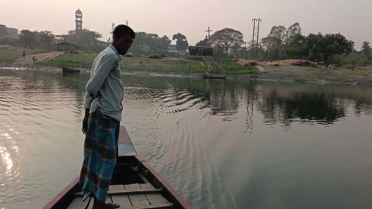 শীতলক্ষা নদী পার হচ্ছি || YouTube video vlog || Anjon Hasan 