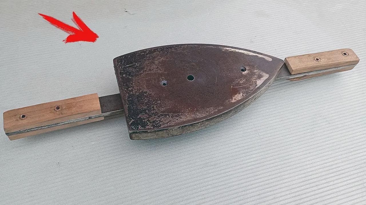 Olha o que eu fiz com um ferro de passar! Ideia genial!
