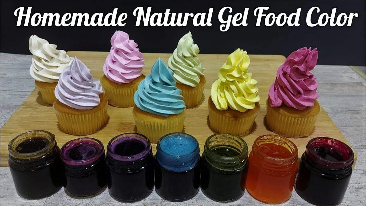 How to make Natural Food Colors at Home/ Homemade Natural Gel Food Color / Organic Gel Food Color